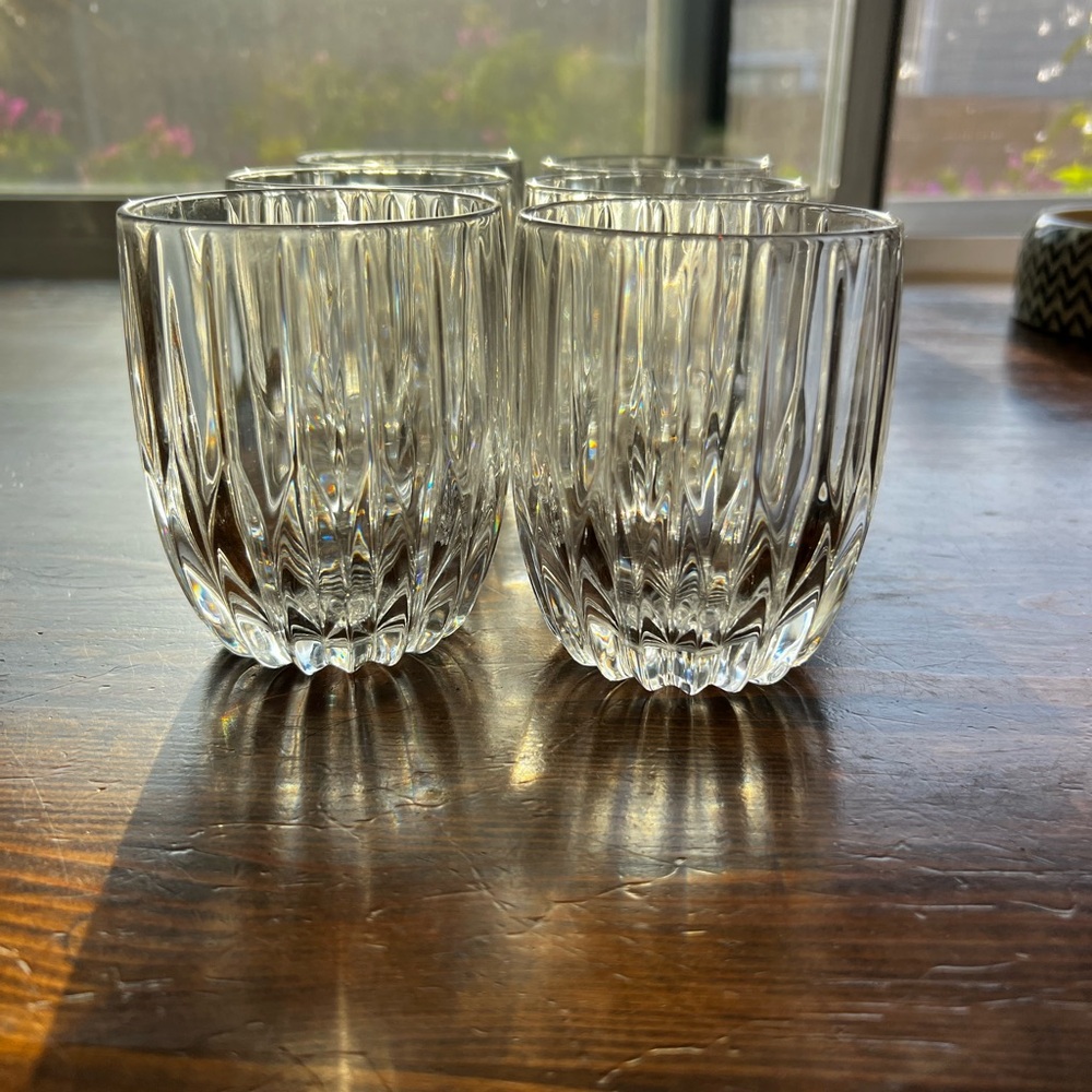 Mikasa “Park Lane” Crystal Glass Set - Picture 2 of 6